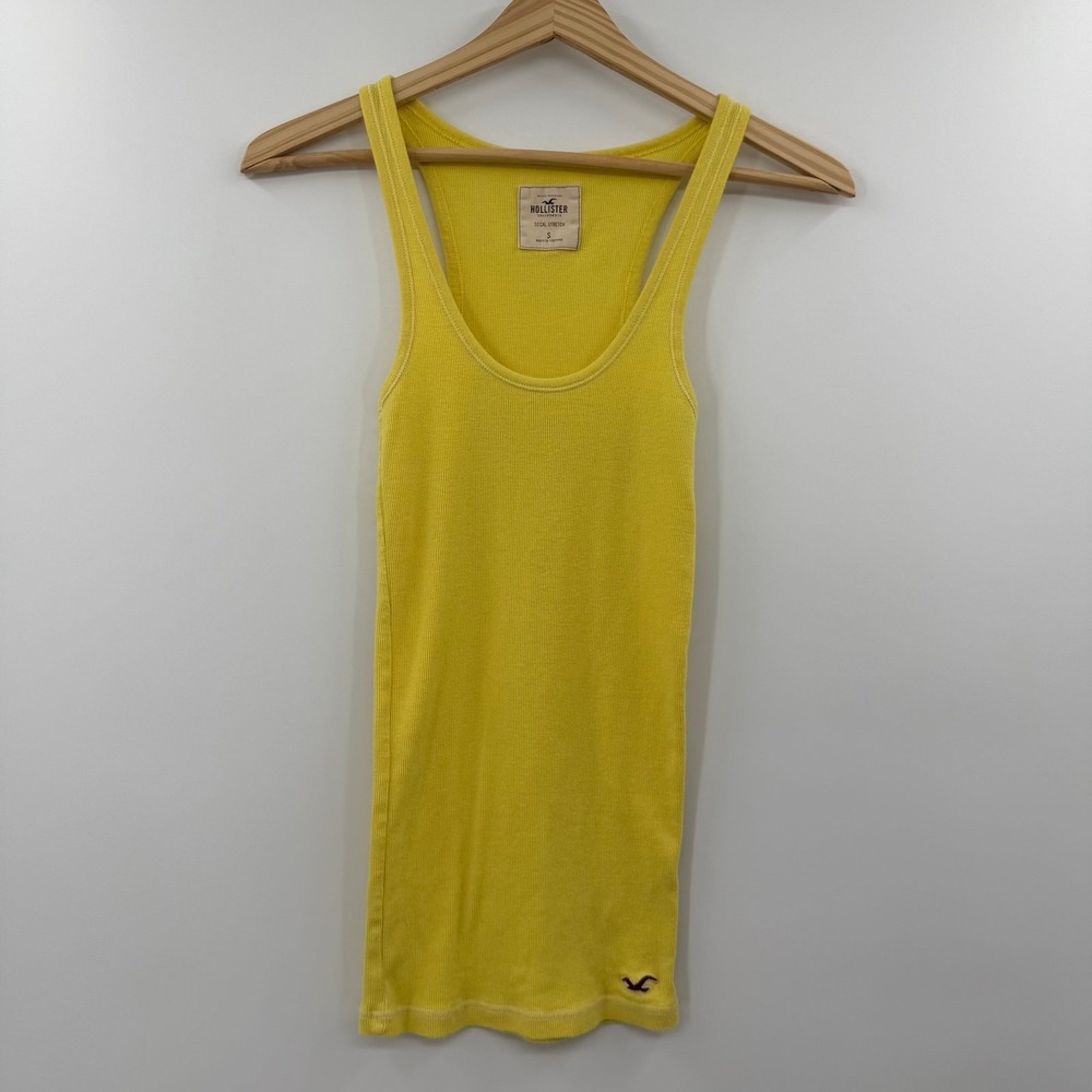 Vintage Hollister Cami Top Size Babydoll Bella Swan Y2K Fitted small yellow